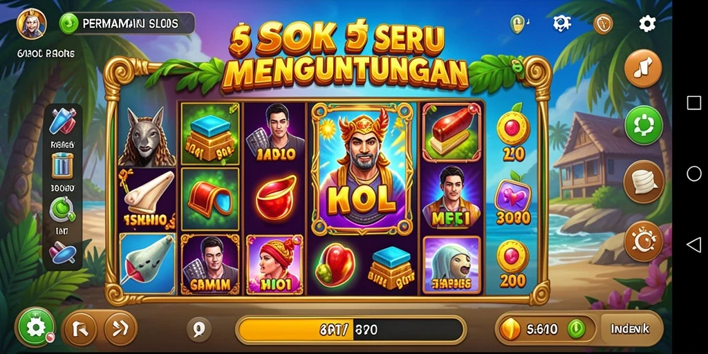 Tampilan gameplay menarik dari permainan Slot 6RT.