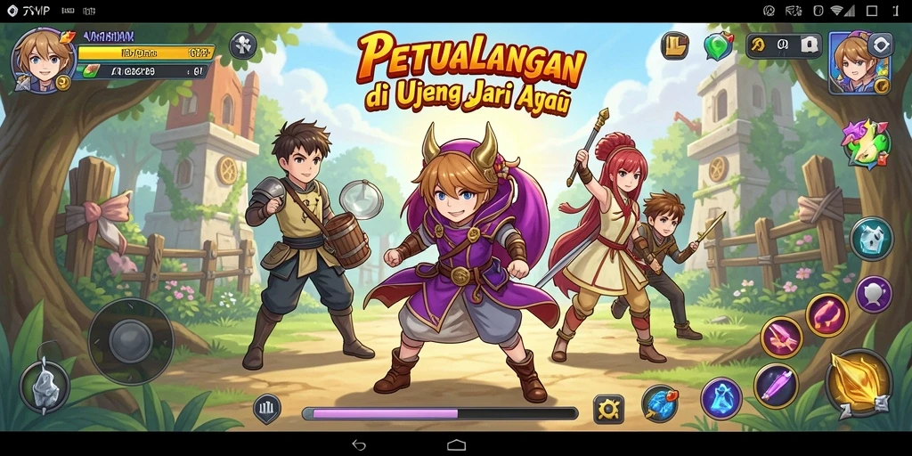 Tampilan gameplay epik 7SVIP dengan karakter Anime favorit.