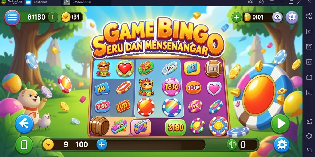 Tampilan gameplay Bingo yang menarik dan interaktif.