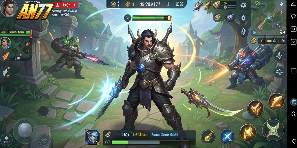 Tampilan utama gameplay AN777 yang mendebarkan dan strategis.