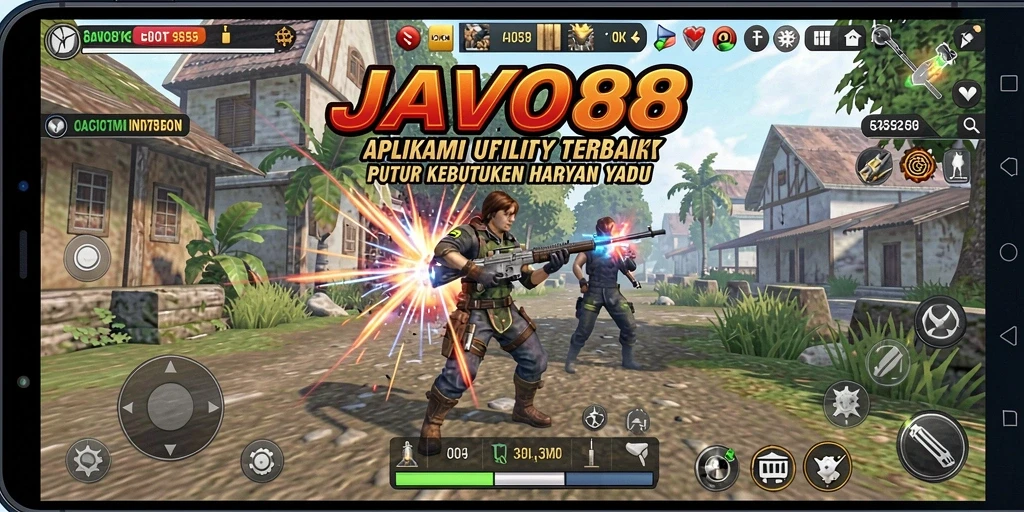 Tampilan antarmuka utama aplikasi JAVO88 yang intuitif dan user-friendly.