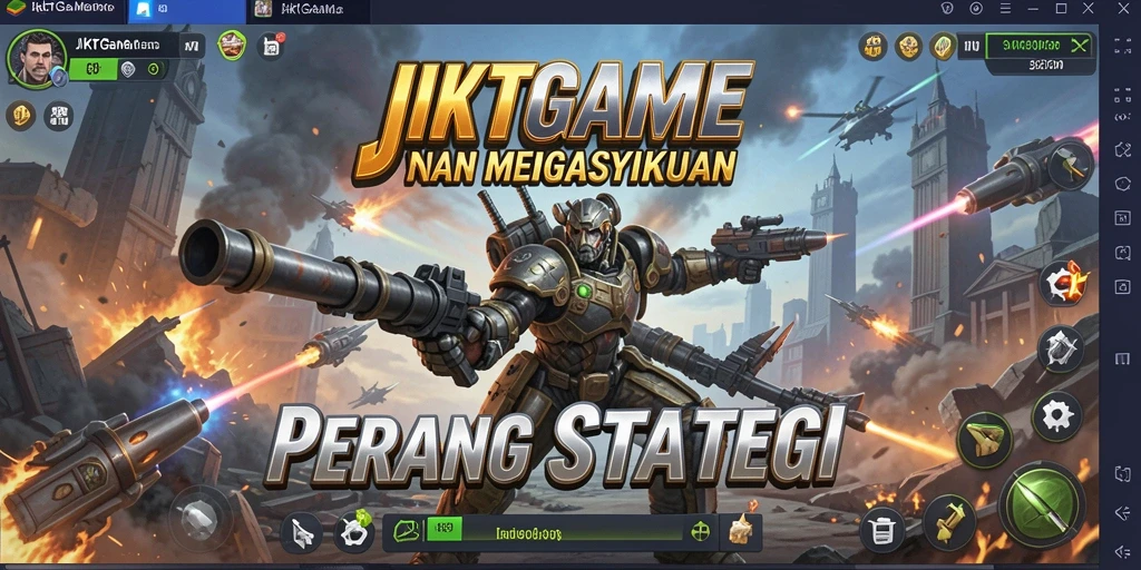 Tampilan menakjubkan dari pertempuran strategi JKTGAME.