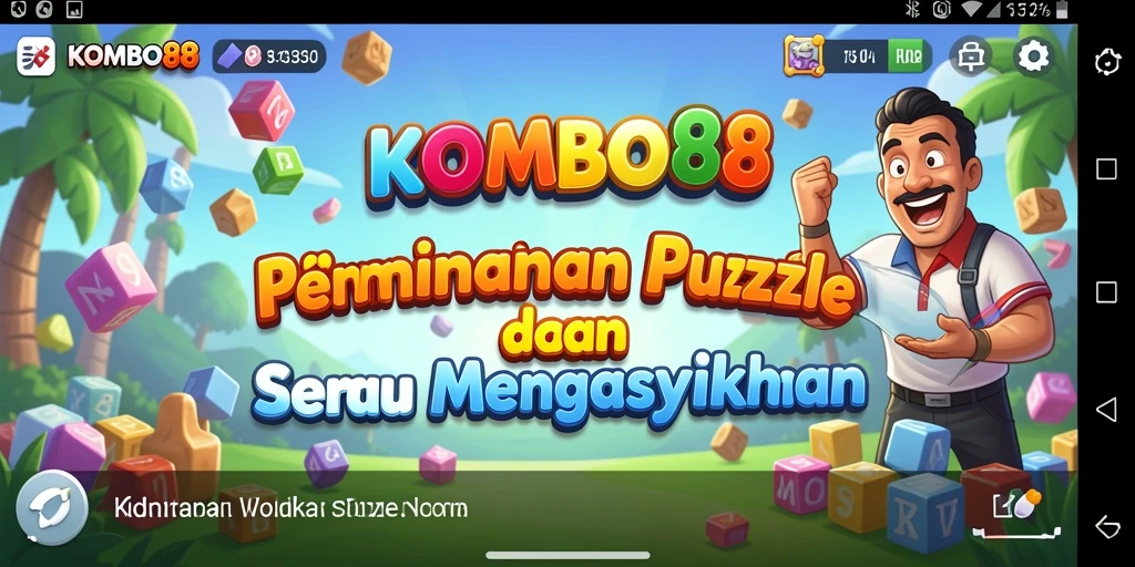 Tampilan gameplay menantang dari KOMBO88 dalam teka-teki yang menarik.