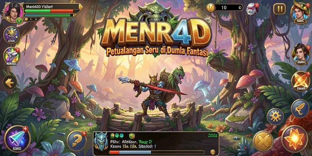 Tampilan gameplay MENARA4D yang mengasyikkan dan penuh tantangan.