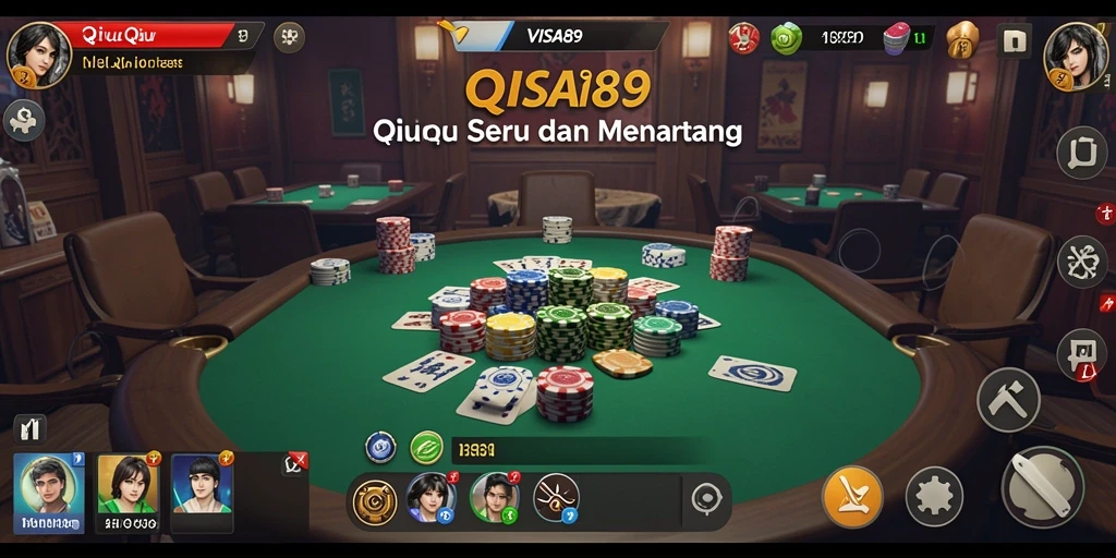 Tampilan gameplay QiuQiu yang exciting di VISA89.